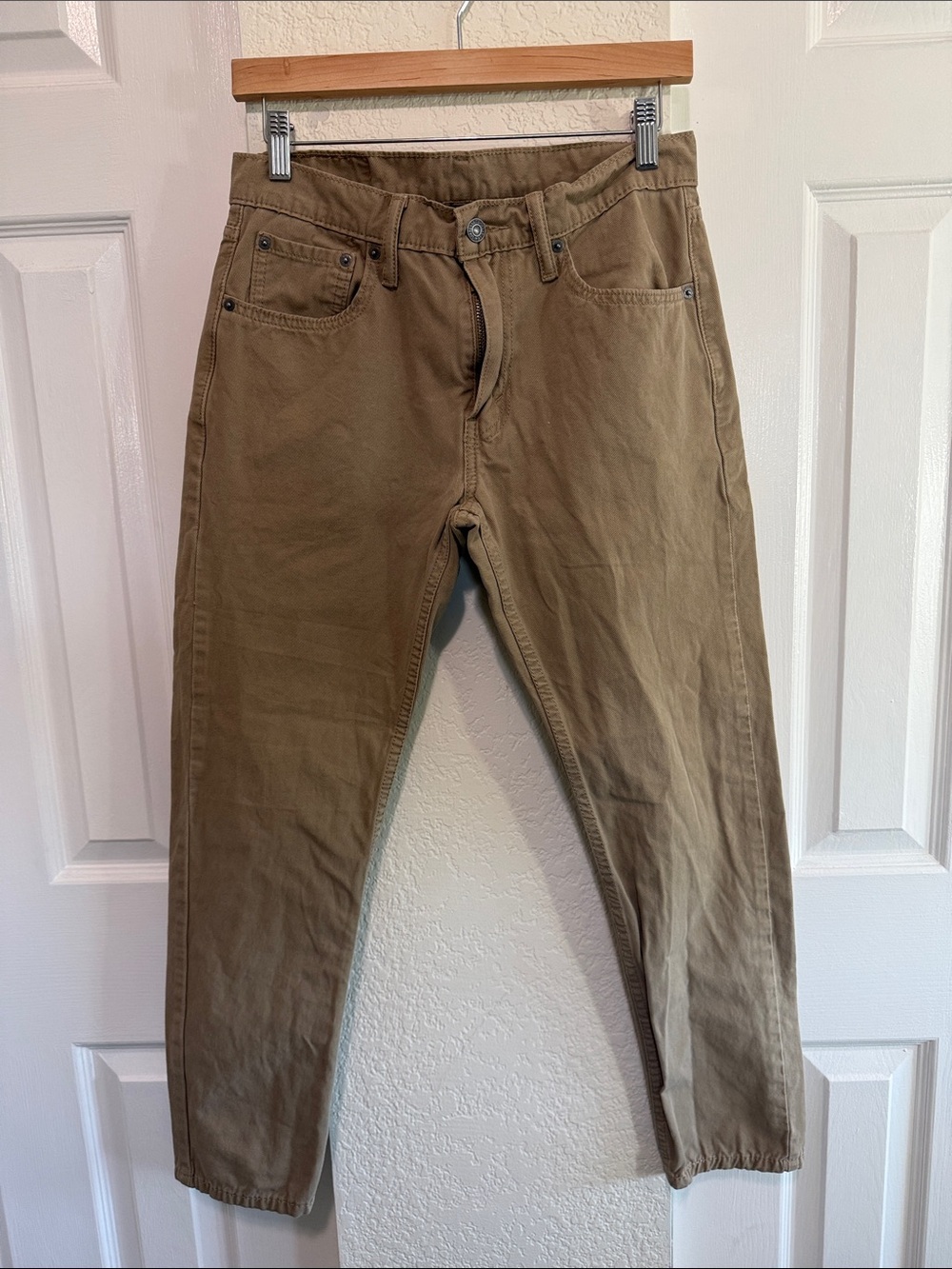 Levi's 512 Slim Fit Jeans in Khaki Twill